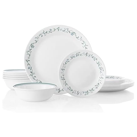 Corelle 18-Piece Country Cottage Dinner Set Cover