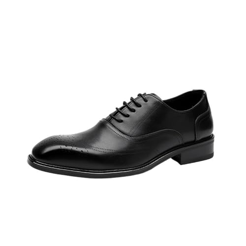 Stylish Leather Lace Up Oxford Shoes for Men Comfortable and Fashionable for Formal and Business Use