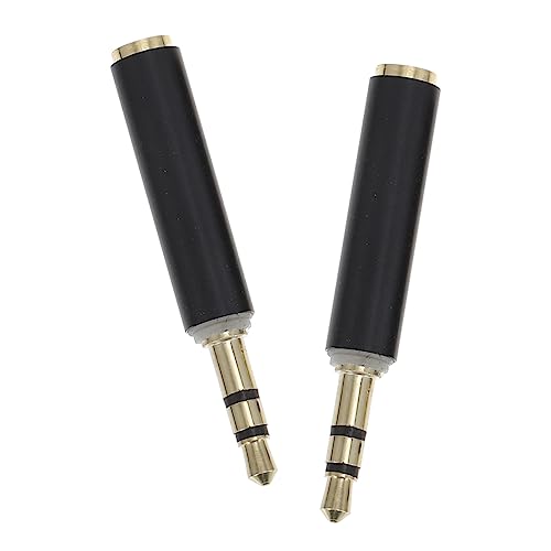 NUOBESTY 2Piezas Adaptador De Audio Femenino Hombre Conversión para Micrófonos y Dispositivos De Audio Compatible