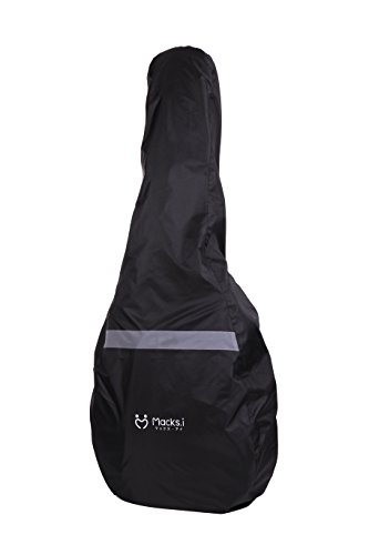Macks.i Guitar Case Rain Cover Waterproof with Reflective Strip Raincover for Acoustic Classic Guitar Case MIGCRC-01