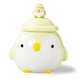 【Matériaux de qualité supérieure】Notre tasse en forme de pingouin avec couvercle et cuillère est fabriquée en sol dolomitique lourd de bonne qualité, sûr et durable. Facile à nettoyer et passe au lave-vaisselle. Commencez la journée avec une tasse de café dans cette tasse en céramique.