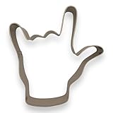 Love Sign Language Metal Cookie Cutter Biscuit Cutter Fondant Cake Decorating (4 inch)