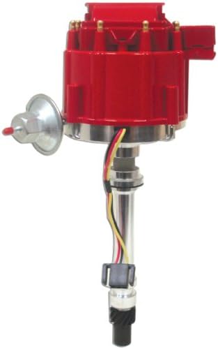 CFR Performance V8 Hei distributor ignition Compatible/Replacement Chevy/GM 65k Coil 283 305 307 327 350 383 400 427 SBC Small Block 396 427 454 BBC Big Block (Red)