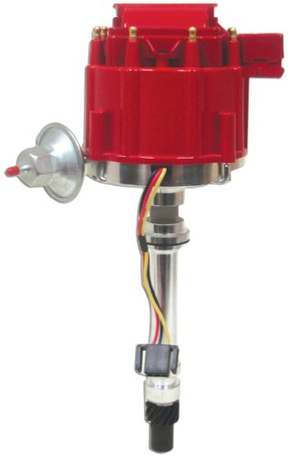 CFR Performance V8 Hei distributor ignition Compatible/Replacement Chevy/GM 65k Coil 283 305 307 327 350 383 400 427 SBC Small Block 396 427 454 BBC Big Block (Red)