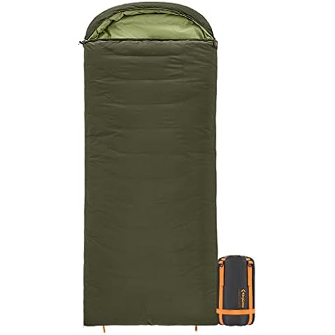 KingCamp Daunenschlafsack Schlafsack Deckenschlafsack Winter warm 230x90 cm Cover