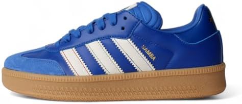 adidas Mens Samba XLG Shoes, Blue Bird/Cloud White/Gold Metallic,...