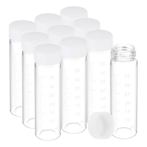 Flacons en verre borosilicaté PATIKIL 40ml de haute résistance
