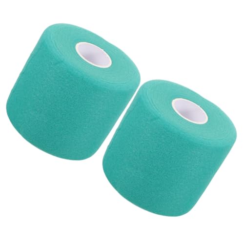 KOMBIUDA Sports Tape Film 2 Rolls Cuttable Elastic Bandages for Ankle Wrist Knee High Strength Tape for Athletes Training Wrap for Injuries