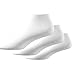 adidas Unisex Cushioned Low-Cut Socken, 3 Paar White/Black 43-45