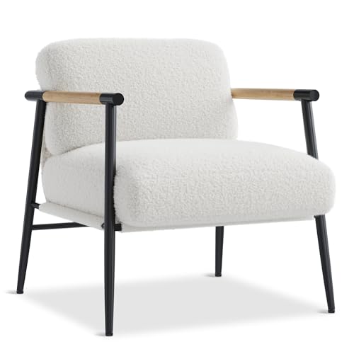 Sillón Acogedor Plegable Beige con Estructura Metálica miniatura 1