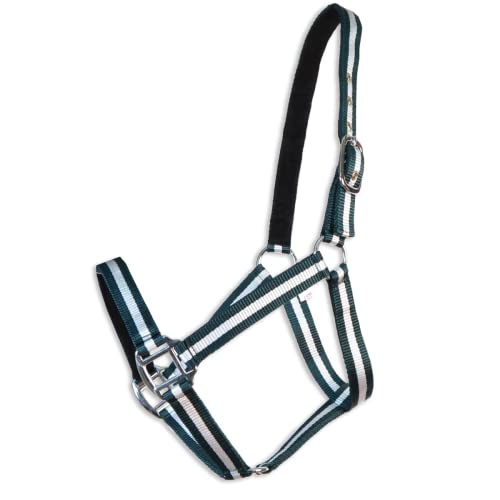 Cabezada cuadra Eco | Talla COB | Color Verde Andalucía | Equipamiento para el caballo | Producto de Guarnicionería | Tradición artesana | Los Nietos