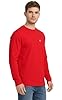 Bahob® 2 Pack Men's Long Sleeve T-Shirt Top Round Neck Full Sleeve T-Shirt Soft Cotton S-XXXL (UK, Alpha, 3XL, Regular, Regular, 2 Pack/Black X Red) #1