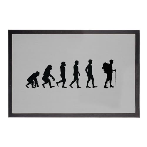Paillasson gris 75x50cm Evolution Randonnée, idée cadeau pour marcheur - 2