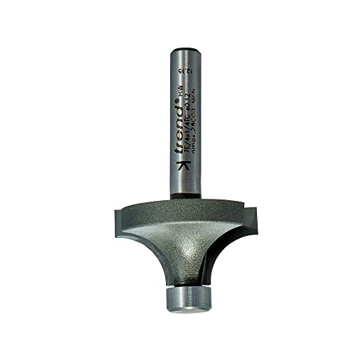 Trend Professional Pin Guided Round Over Router Cutter, 9.5mm Radius, 1/4 Inch Shank, 29mm Cut Diameter & 15.8mm Cut Length - Image 2