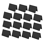 FUNOMOCYA 15 Stück Teiliges Kreidetafeln Förmig Praktische Desktop Preisschilder und Nachrichtentafeln Wiederbeschreibbare Tischaufsteller für Party Hochzeit Restaurant und Dekoration