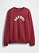 GAP Mens Fashion Logo Crew Sweatshirt Red Clay XL