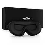 100% Blackout Sleep Mask for Women & Men - Eye Mask - Zero Eye Pressure Eye Mask for Sleeping - Eyelash & Eye Movement Friendly Sleeping Mask with Adjustable Strap - Premium Sleep Mask for Travel