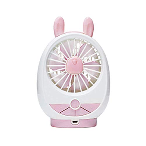 Kleiner Persönlicher USB-lüfter - Tragbarer Mini-Tisch-tischlüfter 3-in-1-bluetooth-lautsprecher Lampe Licht Lüfter Kühler Flüstern Leise