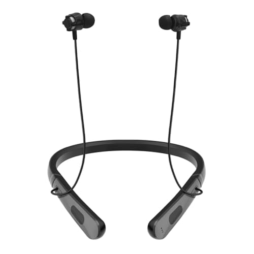 Amplificatore per udito professionale da collo e cuffie Bluetooth in uno; ambiente di amplificazione del rumore più forte, ideale per anziani o persone con problemi di udito