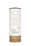 High Phenolic Organic Extra Virgin Olive Oil - Biotopos Early Harvest Cold Pressed EVOO, Single Estate, Koroneiki, Messinia Greece, 500ml, Tin - Polyphenols 456mg/kg