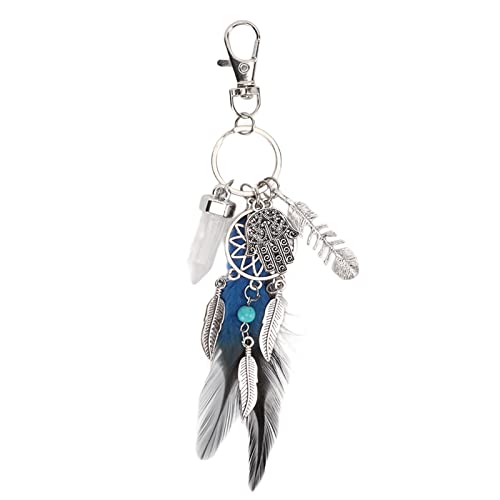 Crochet Keychain, Mini Llavero Dream Catcher Keychain Dreamcatcher Exquisito Exquisito de Diseño único Aplicación Ancha Dreamcatcher Key Rings