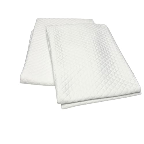 ​[Cooler Than Gel/Bamboo/Cotton] Arc-Chill Ice Cooling Mattress Pad, 3X Heat Release, Machine Washable, Breathable Bed Topper, Queen, White