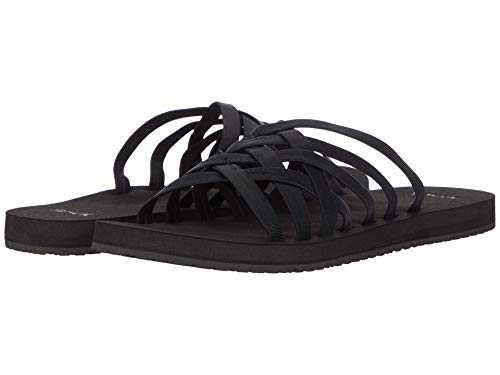 Sanuk Rio Slide Sandales pour femme, noir (noir), 42 EU