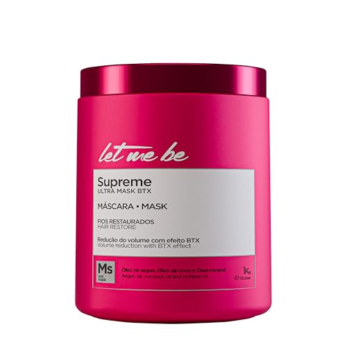 Let Me Be - Maschera BTX Capilar Supremeliss Ultra, Ricostruzione e idratazione, Ripara le fibre danneggiate, Elimina l'effetto crespo, Arricchita con polifenoli (1Kg)
