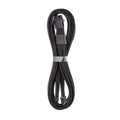 CableMod C�V���[�Y Pro ModFlex �X���[�u 12V-2x6 12VHPWR StealthSense PCIe �P�[�u�� Corsair Type 5 RMX Shift�p(16~2 x 8�s���A�u���b�N)