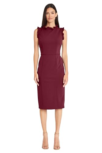 Maggy London Women's Ruffle Detailed Sheath