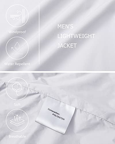 Kefitevd Mens Bomber Jackets Black Jacket Llightweight Windbreaker Varsity Jackets Men Relaxed Fit Sportswear Jacket Track Jacket Men #TOP6