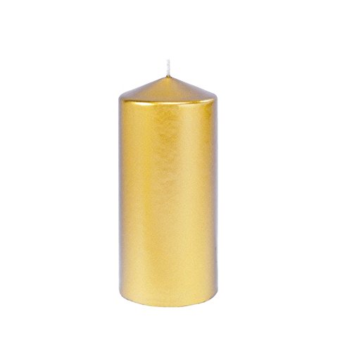 Unbekannt 6 candele Duni Velvet Gold 150 X 70 mm Oro candele, candele, candele, Duni Duni Gold, Oro, candele avvento candele avvento candele, candele della Corona dell' avvento Oro