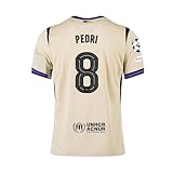 Pedri Barca Fan Version #10 Away Jersey 2025/2026 Men (US, Alpha, Large, Regular, Regular, BLAUGRANA)