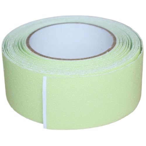Image of Anti Slip Tape 2 Inch Wide, Waterproof Grip Adhesive Tape, Heavy Duty High Traction Friction for Indoor /Outdoor Steps (33 Ft /Glow).