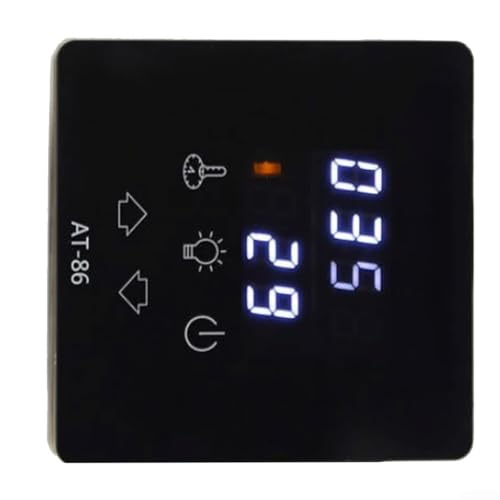 Temporizador ajustable de 30 minutos a 12 horas en panel AT-86 5
