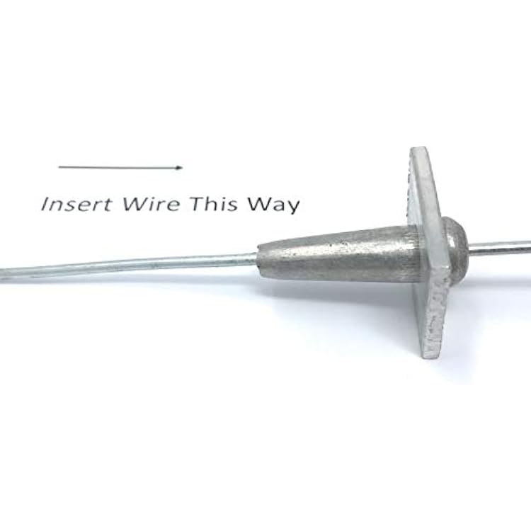 One Way Anchor Vise Grape Trellis Coated Wire Tightening Vice 12.5 Gauge 10 Pack