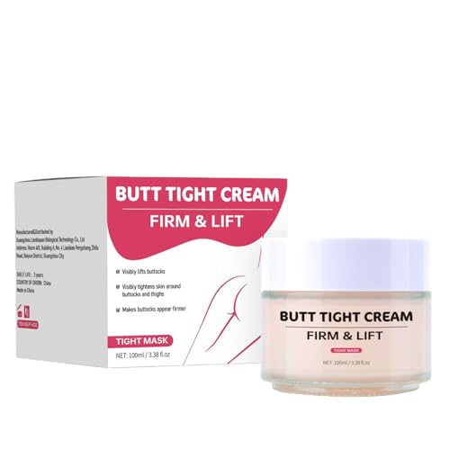 Butt Tightening Cream-Firming & Lifting Cream for Buttocks&Thighs, Reduce Appearance of Cellulite & Tighten Sagging Skin, Intense Moisturizing & Improves Elasticity for All Skin Types