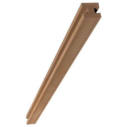 アイガーデン(igarden) エの字 柱 アイウッドボーダーフェンス用 ナチュラル 1490mm×60mm 角 ポール 無垢材 支柱 ガーデンフェンス 目隠しフェンス