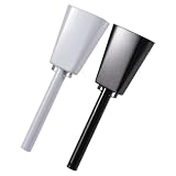 Jeffergarden 2 Pack Cowbells with Handle, Sturdy Cheering Bell for Sporting Events, Football Games or Public Markets, AttentionGrabbing, DIY Friendly, Ergonomic and Durable Musical (25x7.7x4.3cm)
