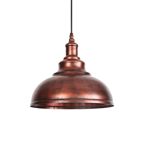 Lámparas de Techo Colgantes para isla de cocina en estilo vintage rojo