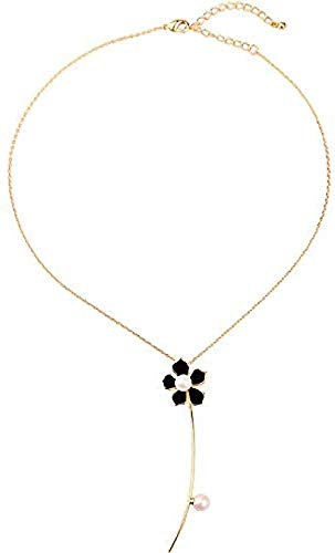 Preisvergleich Produktbild CKAWM Halskette Fähige Blumenhalskette Weibliche Einfache Schlüsselbeinkette