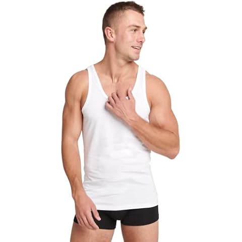 Jockey Cotton+ A-Shirt 2-Pack in White, Size Large Cover