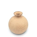 Holz MÉGACRÉA Vase aus Pressholz, 8,5 x 9 cm