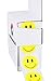 ChromaLabel Smiley Face Stickers | 1,000/Dispenser Box (1 inch)