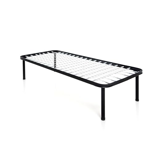 DOLCI SOGNI Rete Letto Singolo Struttura 80x190, Rete a Molle Elastiche Altezza 35 cm, Maglia Metallica Antiaffossamento, Massimo Comfort e Supporto, 100% Made in Italy
