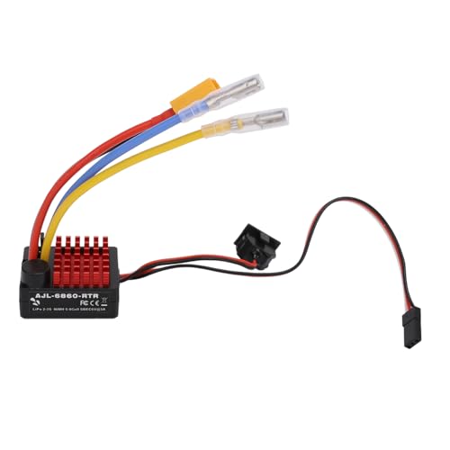 60A ESC 3���[�h �u���V���[�^�[�Ή� �h�� XT60�v���O �d�q�X�s�[�h�R���g���[���[ D90�AHSP�A�A�ASCX10�AHPI 1/10 RC�J�[�p
