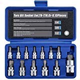 Renekton Torx Star Bit Socket Set,1/2