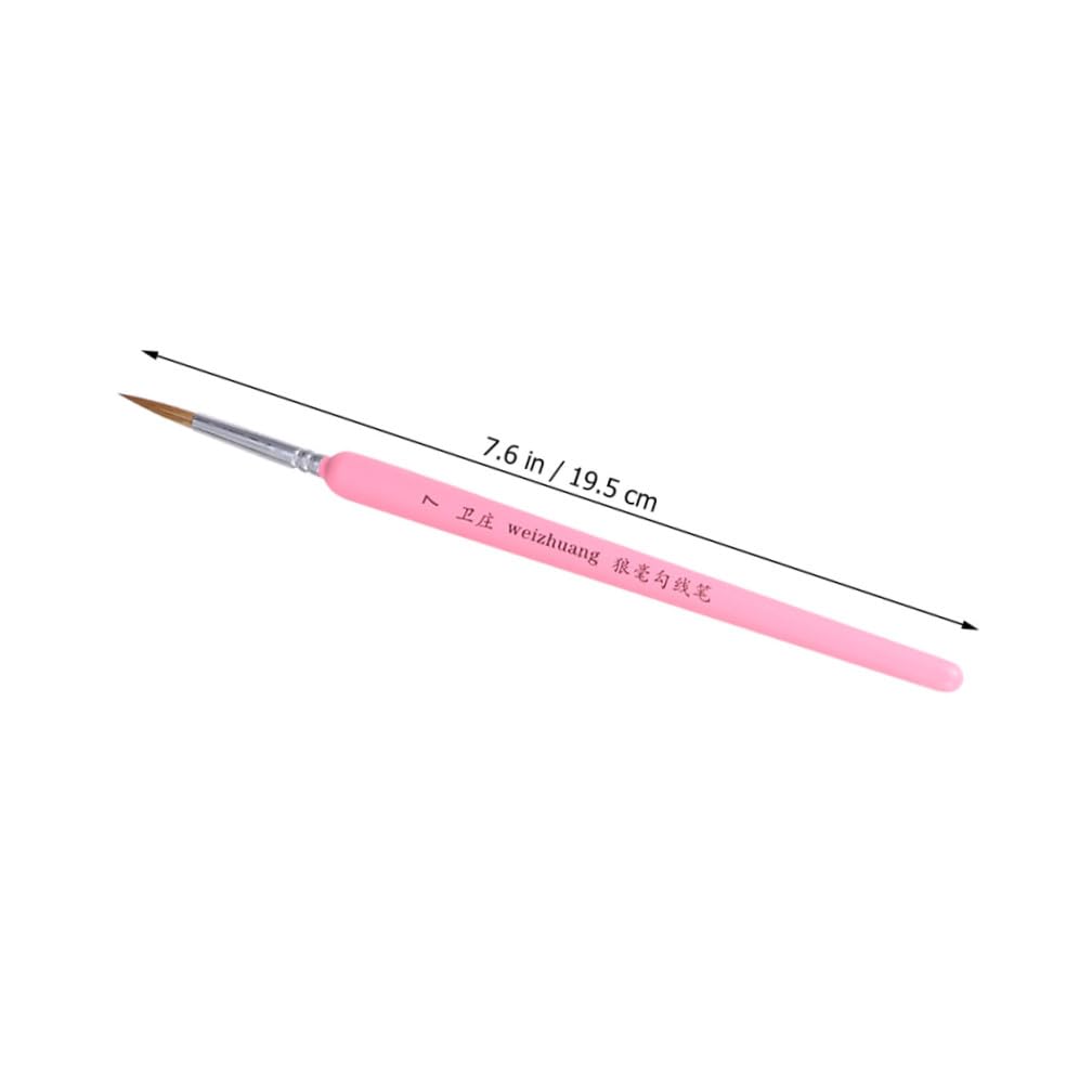 SHINEOFI 3juegos Pinceles De Detalle para Pintura Pinceles De Pelo De para Acuarela y Óleo para Artistas y Estudiantes De Arte Ligero y Portátil