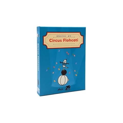 Circus Flohcati - Fun Press Your Luck Card Game by Reiner Knizia for 2 to 5 Players - 25th Century Games Cover