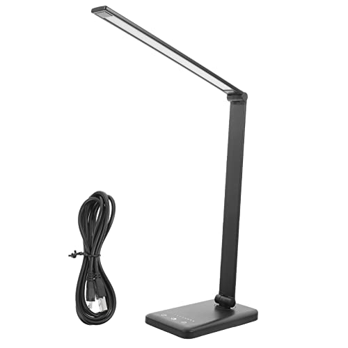 Vaguelly Lámpara De Escritorio LED Con Control Táctil Modos De Iluminación Protección Ocular Luz De Mesa Para Estudio y Hogar USB Incluido